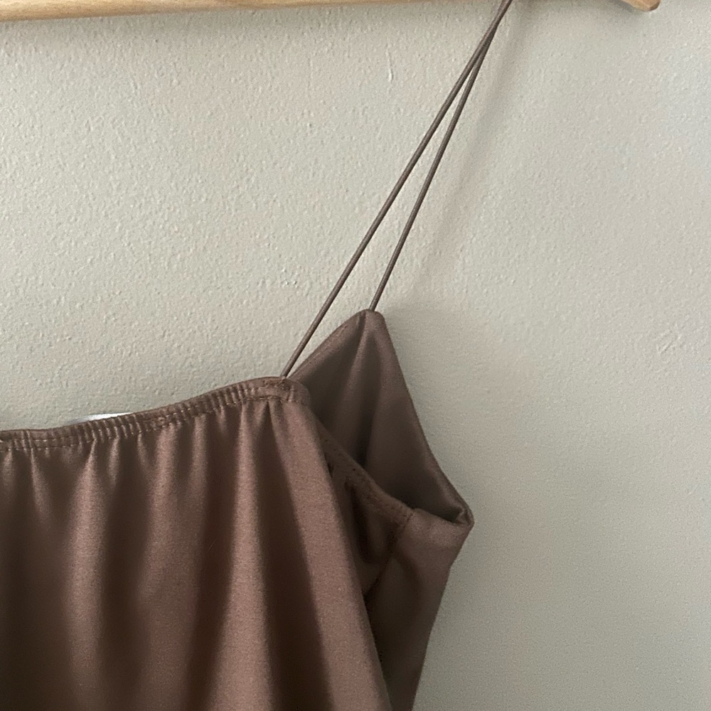 Brown Scrunchy Top by Gaze - Picture 4 of 8